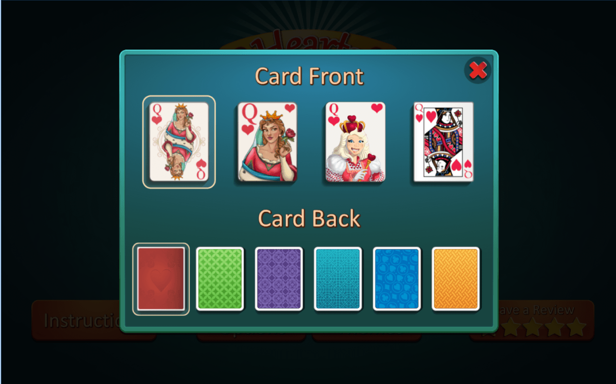 free downloadable hearts card game