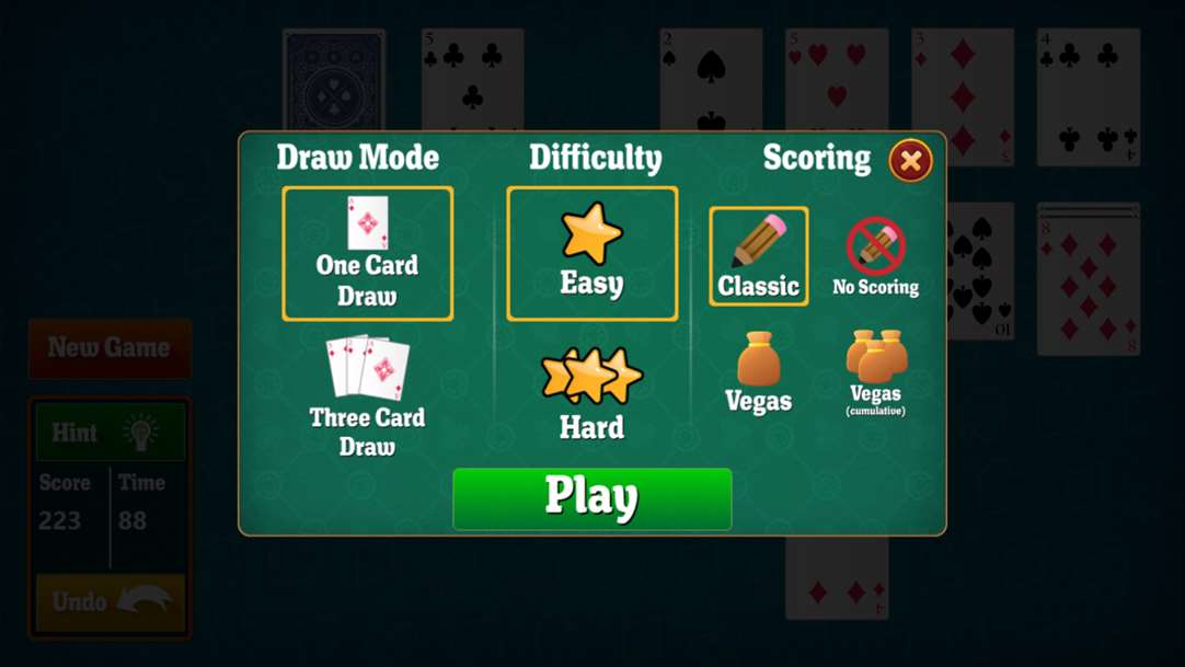 Random Salad Games Simple Solitaire